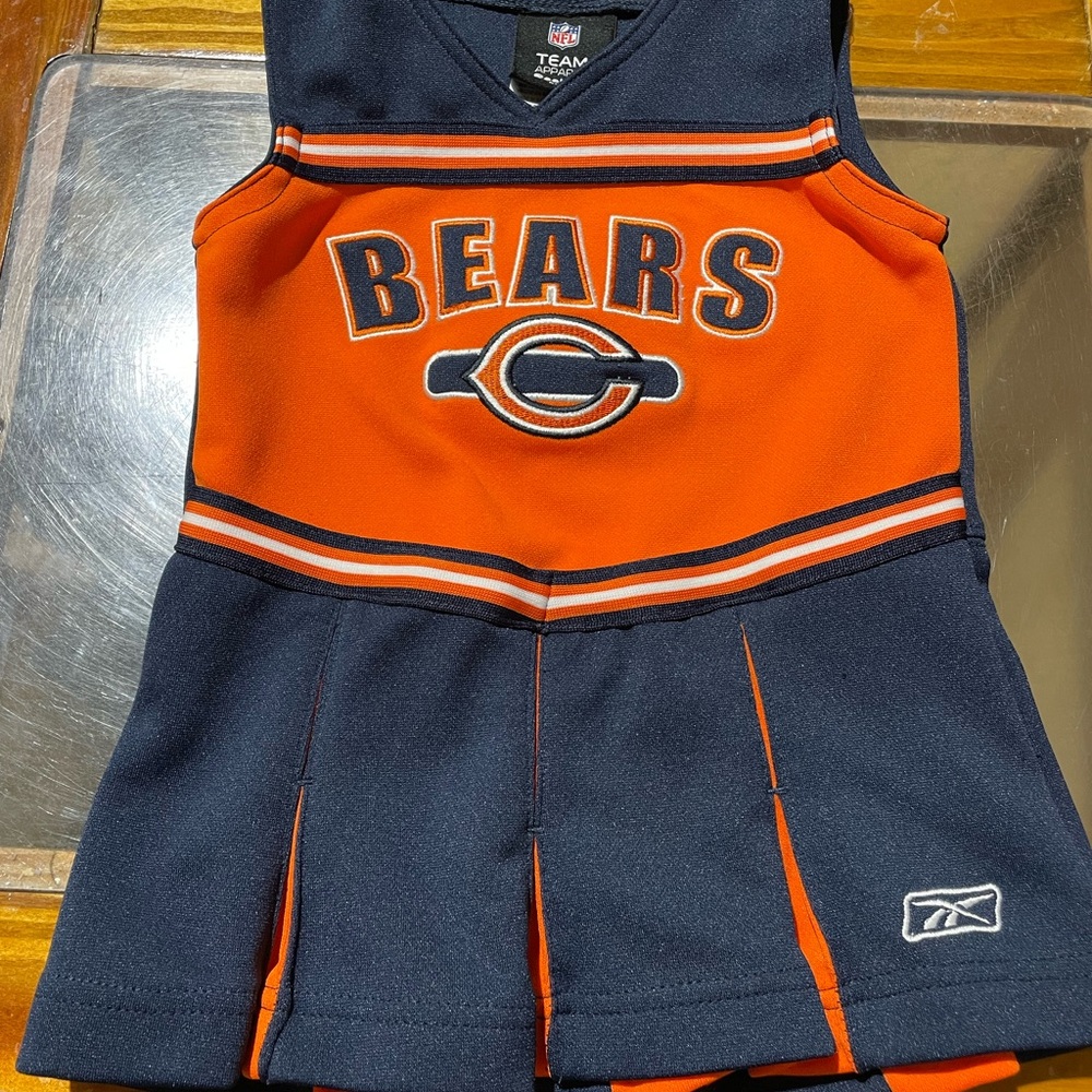 Chicago Bears Reebok Cheerleader Navy/Orange Team Apparel